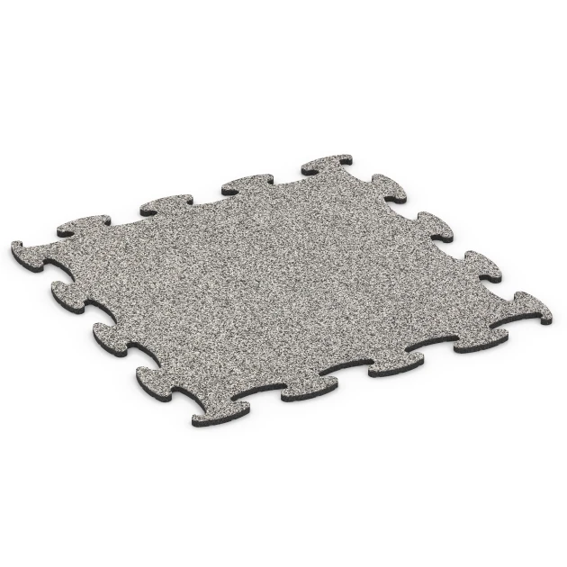 Sol agility pour chiens de WARCO en couleur Granit gris au format 98 x 98 × 1,8 cm. La photo de l’article 6806 dans la vue complète de face.