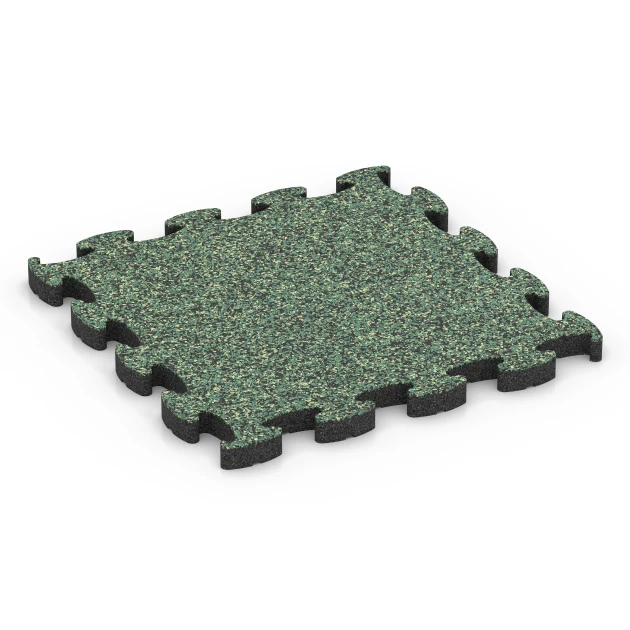Ballspielplatte von WARCO im Farbdesign Englischer Rasen mit den Abmessungen 46 x 46 × 2,8 cm. Produktfoto von Artikel 6951 in der Aufsicht von schräg vorne.