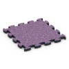 Fitness Active Floor System von WARCO im Farbdesign Lavendel mit den Abmessungen 44,6 x 44,6 × 2,8 cm. Produktfoto von Artikel 6846 in der Aufsicht von schräg vorne.