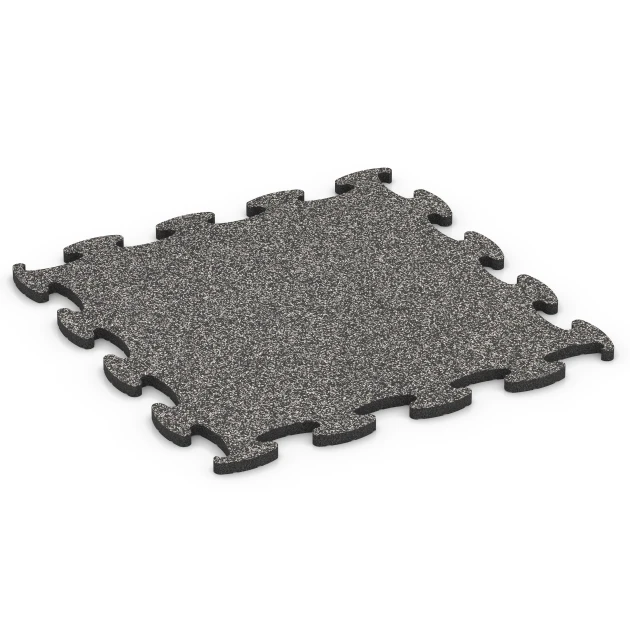 Dalle Fitness Max de WARCO en couleur Granit gris foncé au format 98 x 98 x 2,8 cm. La photo de l’article 6886 dans la vue complète de face.