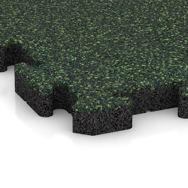 La vue détaillée sur les bords du produit WARCO 2921, Dalle plage de piscine, au format 50 x 50 x 4 cm | 0,25 m², en couleur Gazon anglais.