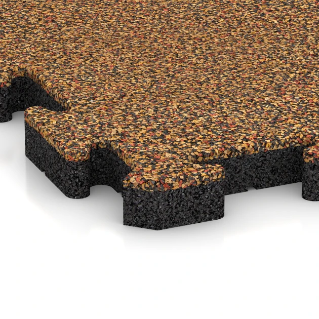 La vue détaillée sur les bords du produit WARCO 2922, Dalle plage de piscine, au format 50 x 50 x 4 cm | 0,25 m², en couleur Terracotta.