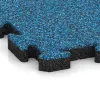 La vue détaillée sur les bords du produit WARCO 3416, Tapis de Protection Fitness HD, au format 1000 x 1000 x 40 mm, en couleur Atlantique.