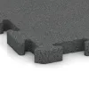 La vue détaillée sur les bords du produit WARCO 3484, Tapis de Protection Fitness HD, au format 1000 x 1000 x 40 mm, en couleur Gris ardoise.