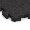 La vue détaillée sur les bords du produit WARCO 3330, Tapis de Protection Fitness HD, au format 1000 x 1000 x 30 mm, en couleur Anthracite.