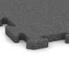 La vue détaillée sur les bords du produit WARCO 3375, Tapis de Protection Fitness, au format 1000 x 1000 x 30 mm, en couleur Gris ardoise.