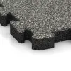 Detailaufnahme der Randausprägung von WARCO-Produkt 4160, Ballspielplatte HD, Format 500 x 500 x 50 mm, Farbe Grauer Granit.