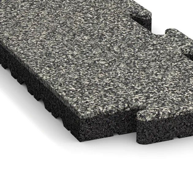 La vue détaillée sur les bords du produit WARCO 4942, Dalle de rive, au format 500 x 235 x 40 mm, en couleur Granit classique.