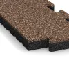 Detailaufnahme der Randausprägung von WARCO-Produkt 4946, Randplatte, Format 500 x 235 x 40 mm, Farbe Bast & Borke.