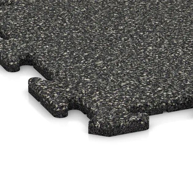 Detailaufnahme der Randausprägung von WARCO-Produkt 0124, Poolumrandung, Format 500 x 500 x 18 mm, Farbe Dunkelgrauer Granit.