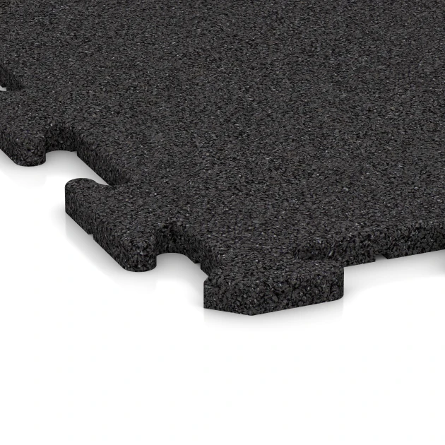 La vue détaillée sur les bords du produit WARCO 0364, Revêtement en caoutchouc pour escaliers, au format 100 x 100 x 1,8 cm | 1,00 m², en couleur Anthracite.
