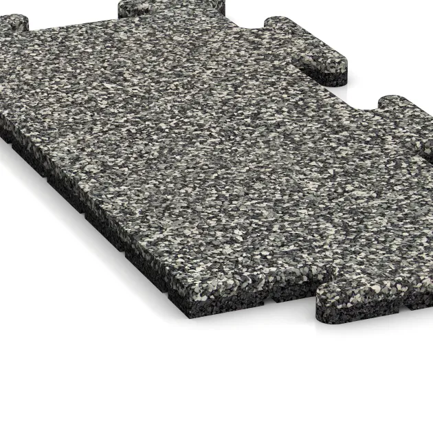 Detailaufnahme der Randausprägung von WARCO-Produkt 4690, Randplatte, Format 500 x 235 x 18 mm, Farbe Grauer Granit.