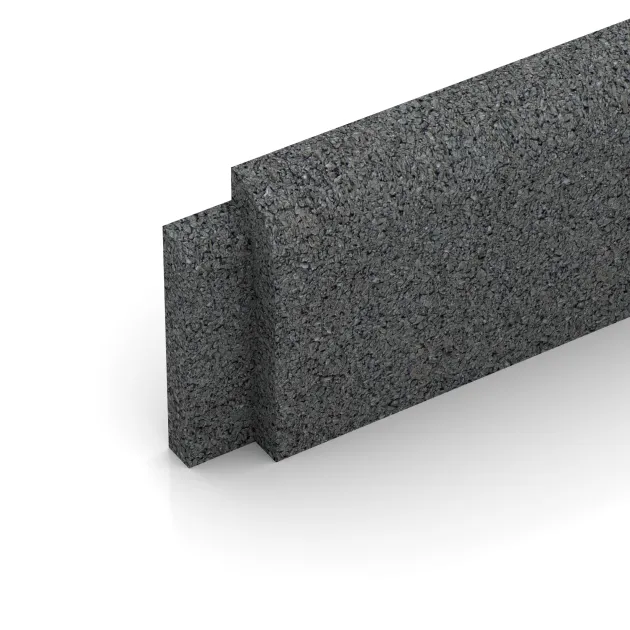 La vue détaillée sur les bords du produit WARCO 2266, Plinthe, au format 750 x 80 x 20 mm, en couleur Gris ardoise.