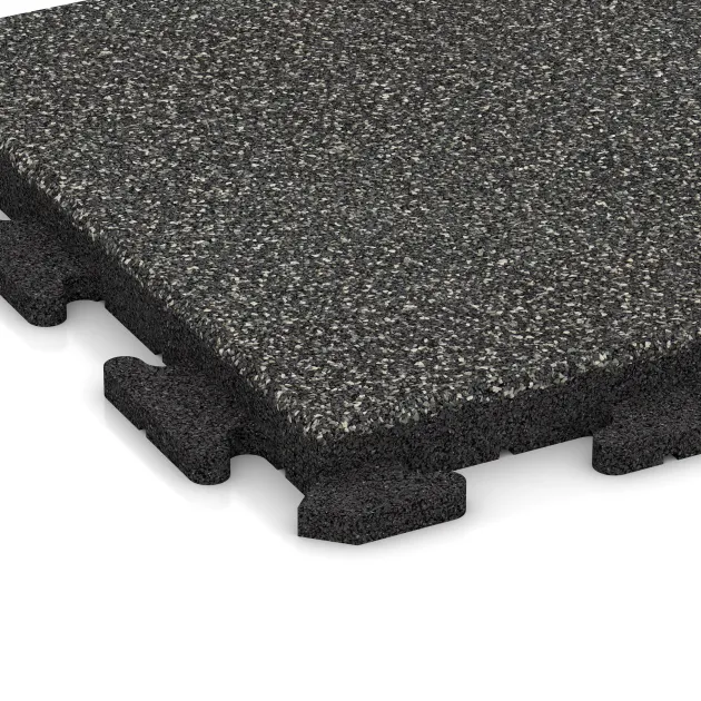 La vue détaillée sur les bords du produit WARCO 1297, Dalles pour allées Classic, au format 500 x 500 x 40 mm, en couleur Granit foncé.