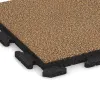Detailaufnahme der Randausprägung von WARCO-Produkt 1310, Gehwegplatte Classic, Format 500 x 500 x 40 mm, Farbe Rattan Lounge.