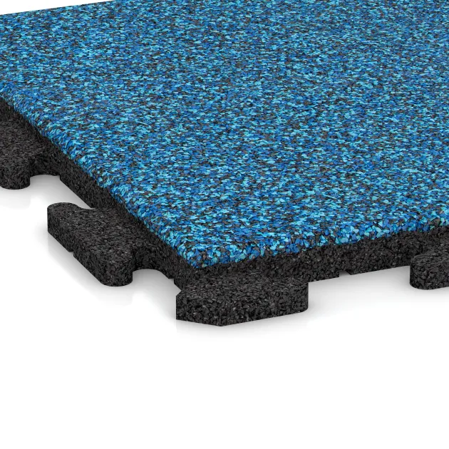 Detailaufnahme der Randausprägung von WARCO-Produkt 1216, Poolfliese Classic, Format 500 x 500 x 30 mm, Farbe Atlantik.