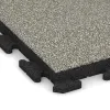La vue détaillée sur les bords du produit WARCO 1432, Dalles pour allées Classic, au format 500 x 500 x 50 mm, en couleur Granit clair.
