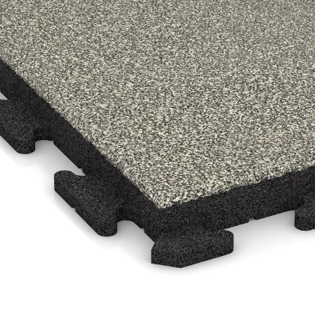 La vue détaillée sur les bords du produit WARCO 1432, Dalles pour allées Classic, au format 500 x 500 x 50 mm, en couleur Granit clair.
