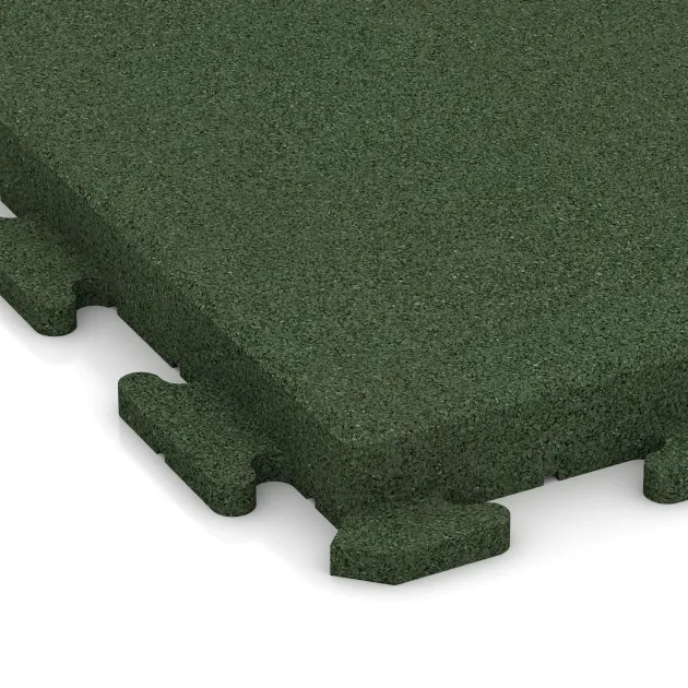 La vue détaillée sur les bords du produit WARCO 1480, Dalles pour allées Classic, au format 500 x 500 x 50 mm, en couleur Vert gazon.