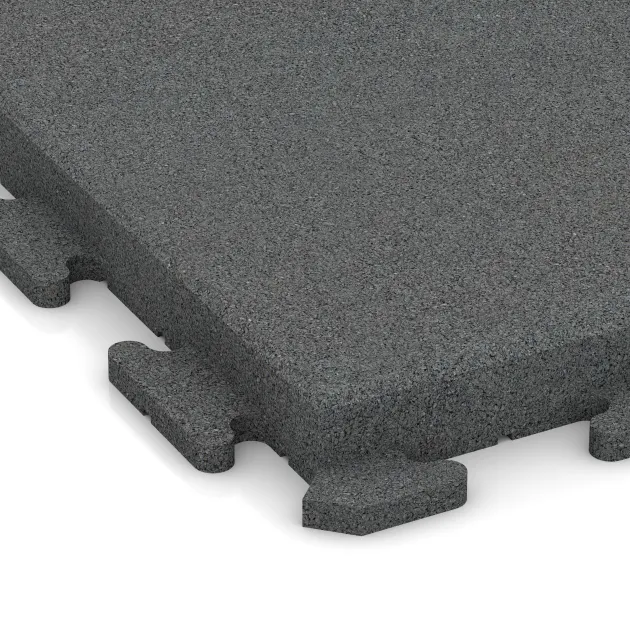 Detailaufnahme der Randausprägung von WARCO-Produkt 1481, Gehwegplatte Classic, Format 500 x 500 x 50 mm, Farbe Schiefergrau.