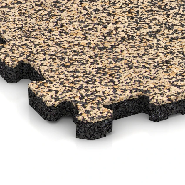 La vue détaillée sur les bords du produit WARCO 3735, Revêtement de sol extérieur, au format 30,6 x 30,6 x 2 cm | 0,094 m², en couleur Travertin.