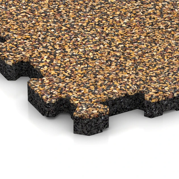 Detailaufnahme der Randausprägung von WARCO-Produkt 3861, Poolfliese Fugenlos, Format 30,6 x 30,6 x 2 cm | 0,094 m², Farbe Rattan Lounge.