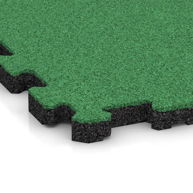 Detailaufnahme der Randausprägung von WARCO-Produkt 5992, Poolfliese Fugenlos, Format 306 x 306 x 20 mm, Farbe Maigrün.