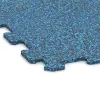 La vue détaillée sur les bords du produit WARCO 1029, Sol de Fitness Compact, au format 970 x 970 x 8 mm, en couleur Atlantique.