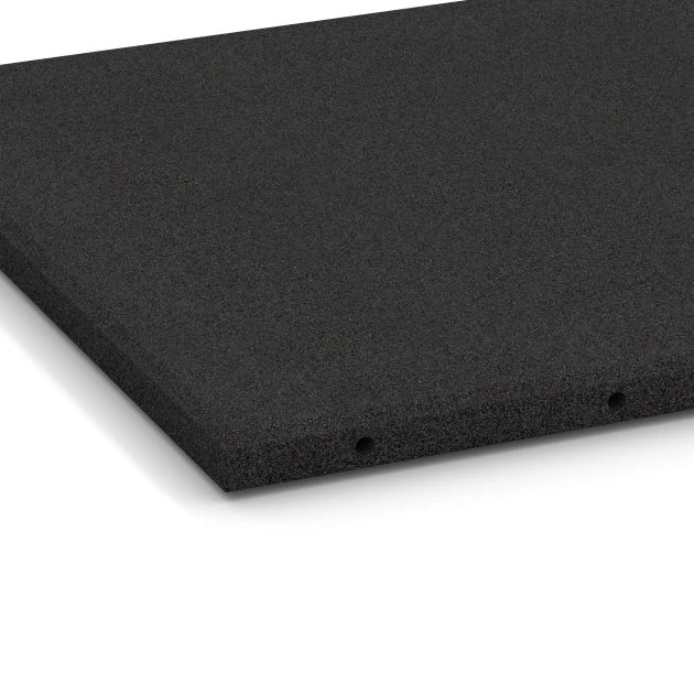 Detailaufnahme der Randausprägung von WARCO-Produkt 6178, Terrassenplatte Classic, Format 50 x 50 x 3 cm, Farbe Anthrazit.