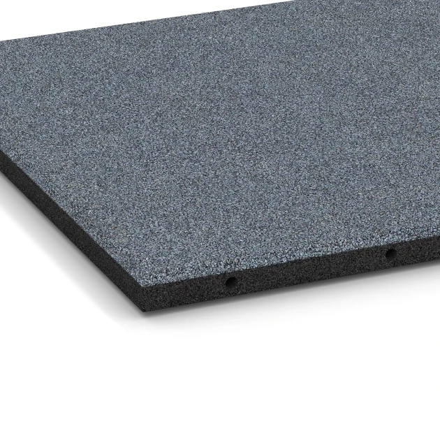 La vue détaillée sur les bords du produit WARCO 6181, Dalle de terrasse Classic, au format 50 x 50 x 3 cm, en couleur Gris graphite.