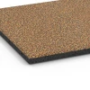 La vue détaillée sur les bords du produit WARCO 6416, Dalle amortissante – 90 cm, au format 50 x 50 x 3 cm | 0,25 m², en couleur Terracotta.