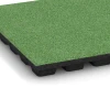 Detailaufnahme der Randausprägung von WARCO-Produkt 6137, Fallschutzplatte – 170 cm, Format 50 x 50 x 4,8 cm, Farbe Lindgrün.