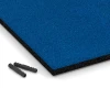 Detailaufnahme der Randausprägung von WARCO-Produkt 6250, Terrassenfliese – 3 cm, Format 50 x 50 x 3 cm, Farbe Himmelblau.
