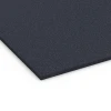 Detailaufnahme der Randausprägung von WARCO-Produkt 6176, Fitness Performance Elite Trainingsboden, Format 100 × 100 × 2 cm, Farbe Anthrazit.