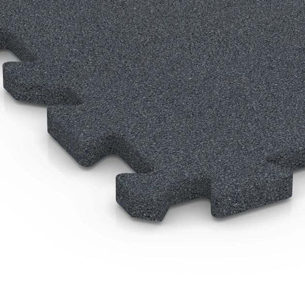 Detailaufnahme der Randausprägung von WARCO-Produkt 6993, Ballspielplatte, Format 50 x 50 x 3 cm | 0,25 m², Farbe Schiefergrau.