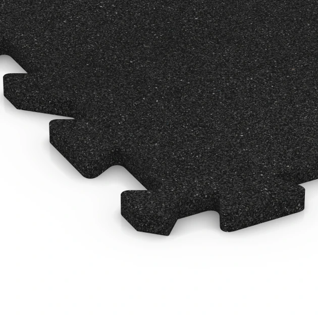 Detailaufnahme der Randausprägung von WARCO-Produkt 6409, Balkonboden, Format 50 x 50 x 2 cm | 0,25 m², Farbe Anthrazit.
