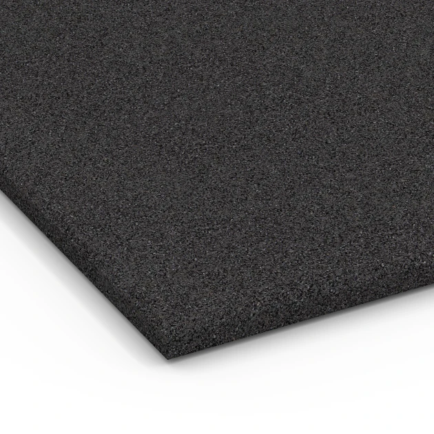 Detailaufnahme der Randausprägung von WARCO-Produkt 6381, Stallmatte, Format 100 x 50 x 3 cm | 0,50 m², Farbe Anthrazit.