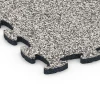 La vue détaillée sur les bords du produit WARCO 6797, Sol agility pour chiens, au format 44,6 x 44,6 x 1,8 cm, en couleur Granit gris.