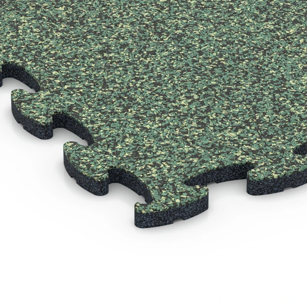 La vue détaillée sur les bords du produit WARCO 6798, Sol agility pour chiens, au format 44,6 x 44,6 x 1,8 cm, en couleur Gazon anglais.
