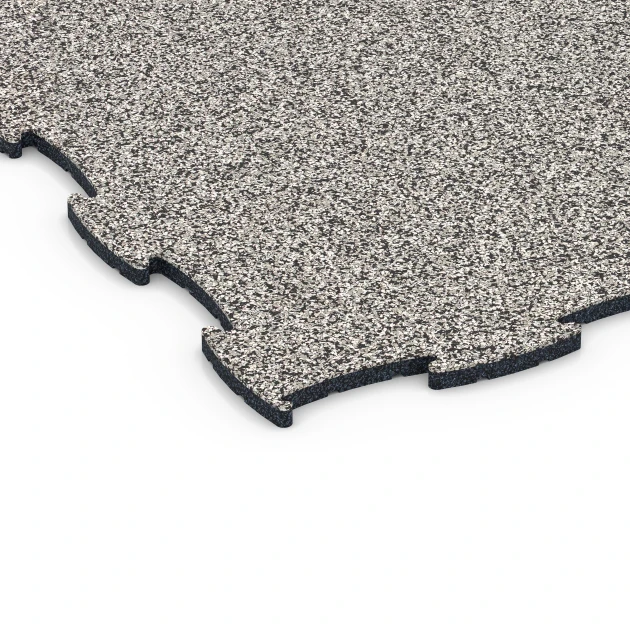 La vue détaillée sur les bords du produit WARCO 6806, Sol agility pour chiens, au format 97,1 x 97,1 × 1,8 cm, en couleur Granit gris.