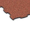 Detailaufnahme der Randausprägung von WARCO-Produkt 6836, Fitness Active Floor System, Format 97,1 x 97,1 × 1,8 cm, Farbe Feuersglut.