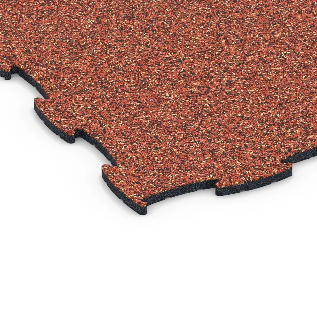 La vue détaillée sur les bords du produit WARCO 6809, Sol agility pour chiens, au format 97,1 x 97,1 × 1,8 cm, en couleur Etna.