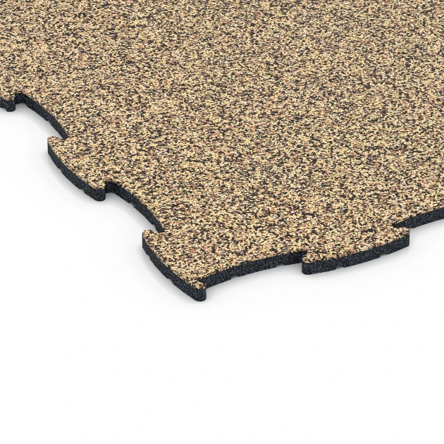 La vue détaillée sur les bords du produit WARCO 6813, Sol agility pour chiens, au format 97,1 x 97,1 × 1,8 cm, en couleur Rattan.
