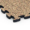Detailaufnahme der Randausprägung von WARCO-Produkt 6844, Fitness Active Floor System, Format 44,6 x 44,6 × 2,8 cm, Farbe Terra Cotta.