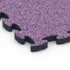 Detailaufnahme der Randausprägung von WARCO-Produkt 6846, Fitness Active Floor System, Format 44,6 x 44,6 × 2,8 cm, Farbe Lavendel.