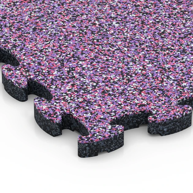 Detailaufnahme der Randausprägung von WARCO-Produkt 6774, Poolumrandung, Format 28,9 x 28,9 x 1,8 cm, Farbe Lavendel.
