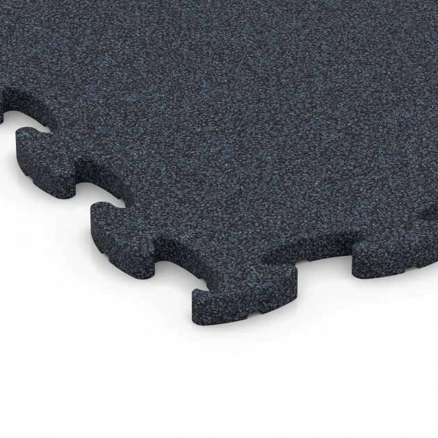 La vue détaillée sur les bords du produit WARCO 6960, Fitness Premium sol sportif, au format 45,9 x 45,9 x 1,8, en couleur Anthracite.