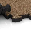 Le gros plan sur le système de connexion des revêtements de sol WARCO 3419 - Tapis de Protection Fitness HD en couleur Maroc. Les dimensions 1000 x 1000 x 40 mm.