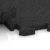 Großaufnahme vom Verbindungssystem von WARCO-Boden 3324 - Spiel-Bodenbelag im Farbdesign Anthrazit. Abmessungen 100 x 100 x 3 cm | 1,00 m².