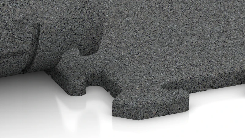 Puzzleverbindung mit leicht gerundeter Fase